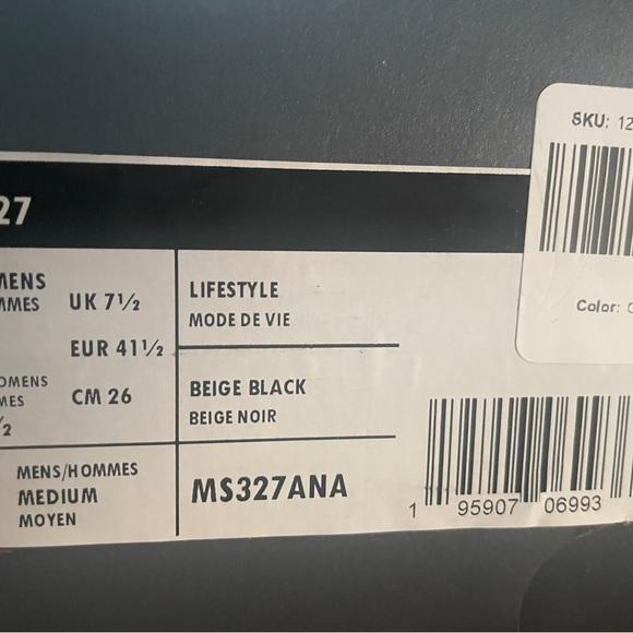 SOLD! New balance 327 sneakers,US men 8,US women 9 1/2.Brand New - Picture 3 of 5